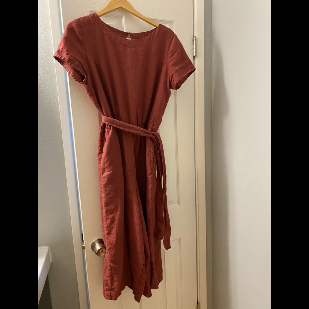 NPL Barcelona jumpsuit. Marsala.
